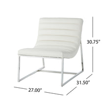 Load image into Gallery viewer, Wilmouth - Roll Occasional Chair - White
