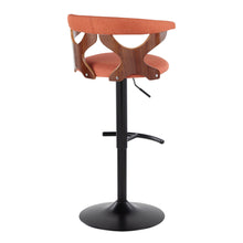 Load image into Gallery viewer, Gardenia - Contemporary Adjustable Barstool With Swivel With Rounded T Footrest (Set of 2)
