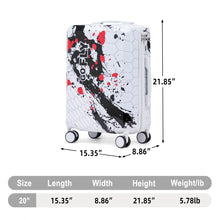 Load image into Gallery viewer, Luggage With Combination Lock, Lightweight Carry-On Suitcase

