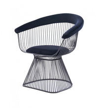 Load image into Gallery viewer, Velvet Metal Windsor Back Dining Arm Chair - Black
