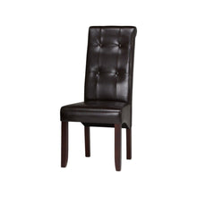 Load image into Gallery viewer, Wood Dining Parsons Chairs (Set of 2) - Brown
