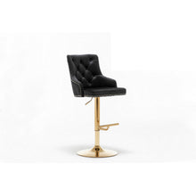 Load image into Gallery viewer, Adjustable Swivel Bar Stool With Nailhead Trim (Set of 2)
