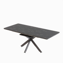 Load image into Gallery viewer, Modern Mid-Century Gray Dining Table Set With Extendable Design
