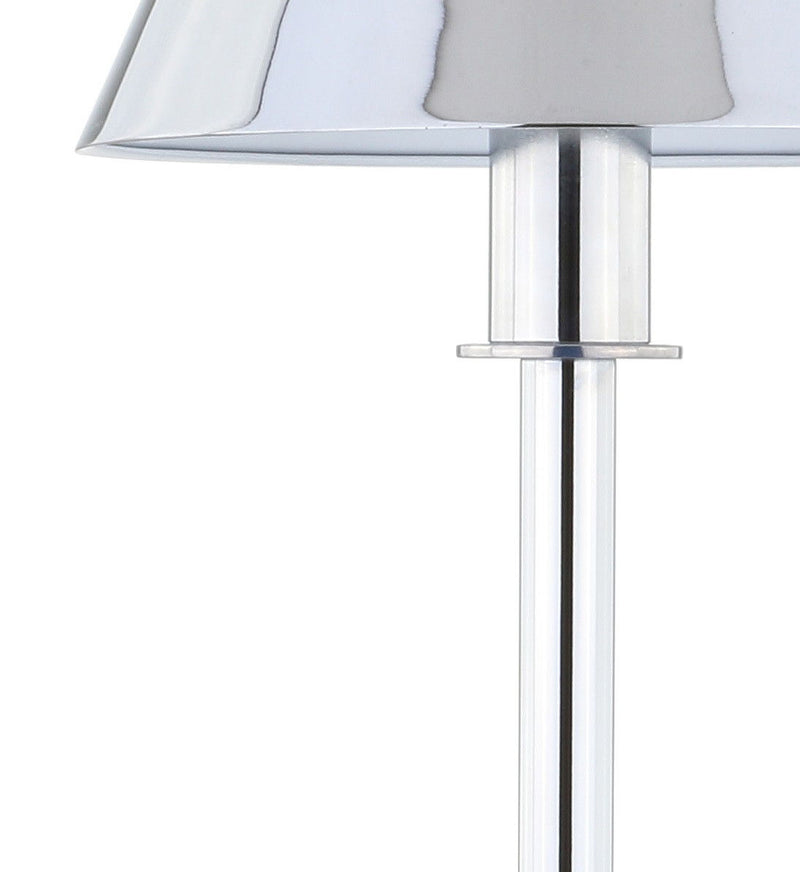 26" Novelty Table Lamp LED With Empire Shade - Silver