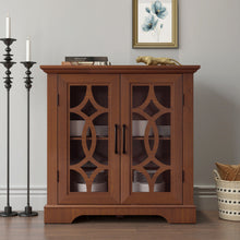 Load image into Gallery viewer, Spacious Sideboard With Adjustable Shelf Storage - Dark Oak
