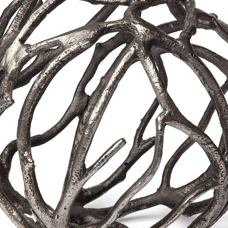 Tree Branch Sculpture - Silver