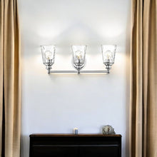 Load image into Gallery viewer, Mae 3-Light Chrome Vanity - Pearl Silver
