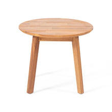 Load image into Gallery viewer, Outdoor Side Table With Slat Top - Brown
