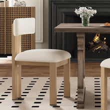 Load image into Gallery viewer, 7 Piece Dining Set With Upholstered Armless Chairs And Table
