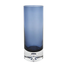 Load image into Gallery viewer, Cylinder Table Vase (390106) - Blue / Clear
