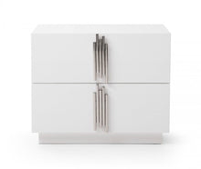 Load image into Gallery viewer, 24" x 18" x 19" Two Drawer Nightstand - White
