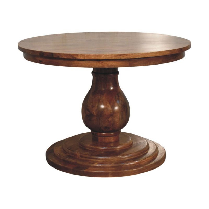 Solid Wood Dining Table (727860) - Brown
