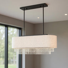 Load image into Gallery viewer, 21'' Three Light Dimmable Chandelier With Shades - Bronze
