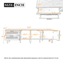 Load image into Gallery viewer, TV Stand With App-Controlled LED Lights, 2 Drawers &amp; Door Storage
