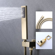 Load image into Gallery viewer, Wall Mount Shower System With High Pressure 10" Shower Head And Handheld
