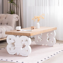 Load image into Gallery viewer, Ornate Scroll Base Coffee Table
