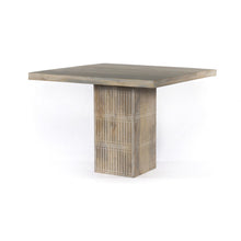 Load image into Gallery viewer, 42" Square Solid Wood Pedestal Base Dining Table - Natural
