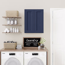 Load image into Gallery viewer, Shaker Wall Cabinet With Soft Close Hinges, Adjustable Shelves, Double Door
