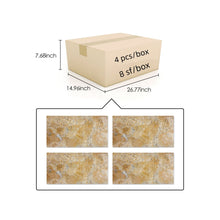 Load image into Gallery viewer, Marble For Floor And Wall Polished Marble Tile Stone (Set of 4) - Beige / Gold
