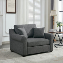 Load image into Gallery viewer, Modern Chenille Oversized Armchair, Chair And A Half, Single Sofa
