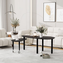 Load image into Gallery viewer, Rotatable Cocktail Table With Solid Legs, 360 Degree Rotating
