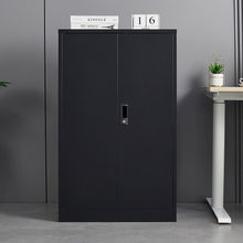 Load image into Gallery viewer, Metal Storage Cabinet With Locking Doors And Adjustable Shelf, Folding Filing Storage Cabinet, Folding Storage Locker Cabinet For Home Office, School, Garage
