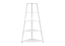 Load image into Gallery viewer, Four Tier Corner Bookcase (332801) - White
