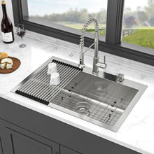 Load image into Gallery viewer, Kitchen Sink Drop In, Stainless Steel Single Bowl, Topmount
