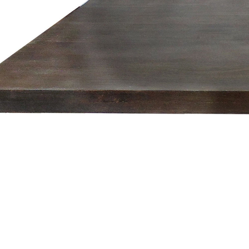 42" Solid Wood Dining Table - Brown