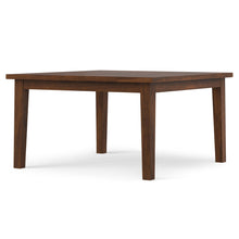 Load image into Gallery viewer, Wood Frame Base Square Dining Table - Walnut
