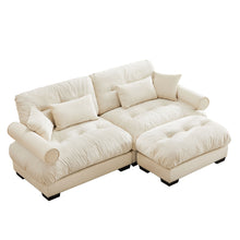 Load image into Gallery viewer, Super Comfort Oversized Modular Sectional Sofa With Movable Ottoman
