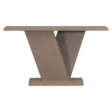 Load image into Gallery viewer, Console Table With V Shape Base, Sculptural Entryway Accent
