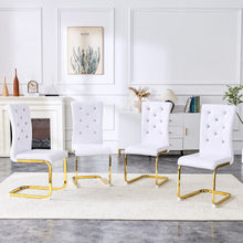 Load image into Gallery viewer, Elegant Design Alligator Skin Upholstered Dining Chairs
