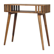 Load image into Gallery viewer, Slatted Console - Light Brown
