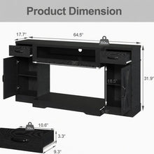 Load image into Gallery viewer, TV Stand With Adjustable Shelves &amp; Double Doors
