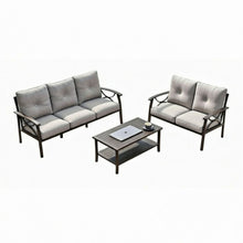 Load image into Gallery viewer, Patio Furniture Set With Coffee Table And Cushions For Backyard
