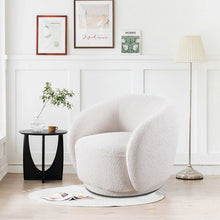 Load image into Gallery viewer, Swivel Accent Upholstered Barrel Chair
