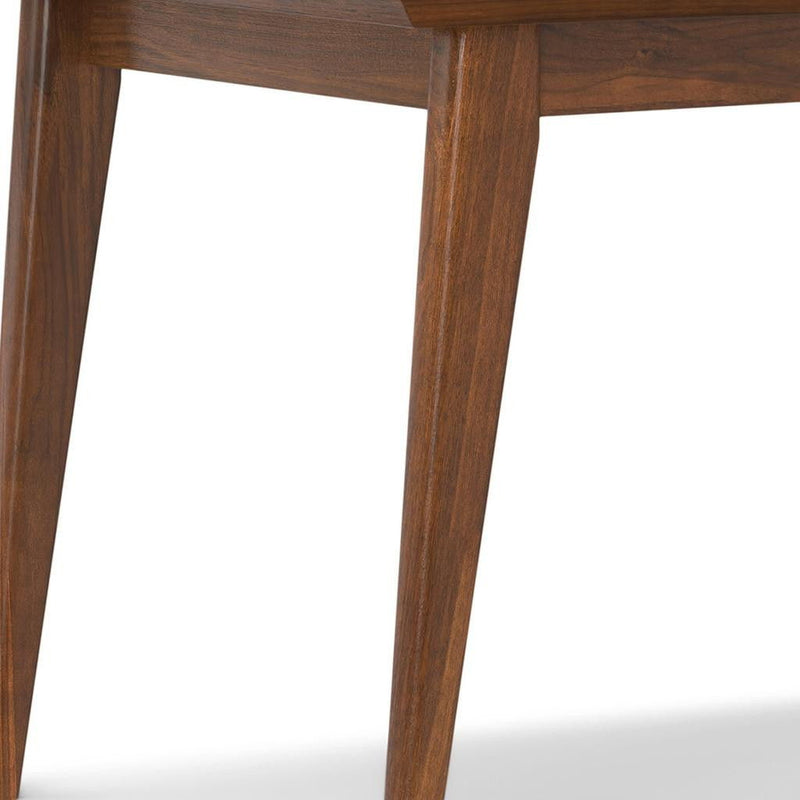 66" Wood Butterfly Leaf Extendable Dining Table - Walnut