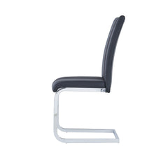Load image into Gallery viewer, Faux Leather Dining Side Chairs (Set of 4) - Black
