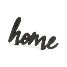 Load image into Gallery viewer, Home Hand Painted Tabletop Sign - Black
