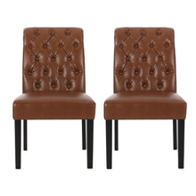 Load image into Gallery viewer, Broxton - Tuft Dining Rolltop Chairs With Button Tufted Backrest (Set of 2)
