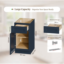 Load image into Gallery viewer, Shaker Base Cabinet &amp; Soft-Close Door And Drawer
