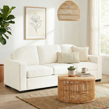 Load image into Gallery viewer, Modern 3 Seater Sofa With Curved Backrest
