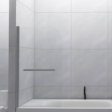 Load image into Gallery viewer, Bathtub Screen Framless Shower Door Tempered Glass Shower Panel - Transparent
