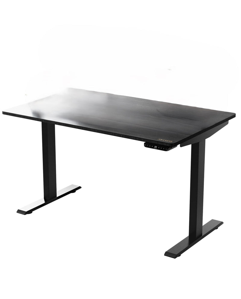30" x 48" Adjustable Stainless Steel Standing Desk - Black