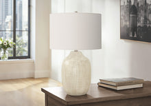 Load image into Gallery viewer, Table Lamp, Lighting, Ceramic, Contemporary - Cream

