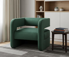 Load image into Gallery viewer, Modern Velvet U Shaped Chair - Green

