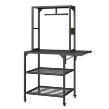 Load image into Gallery viewer, Heavy Duty 3D Printer Stand With Filament Storage Rack - Black
