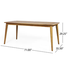 Load image into Gallery viewer, Outdoor 7 Pieces Rustic Patio Dining Set - Teak
