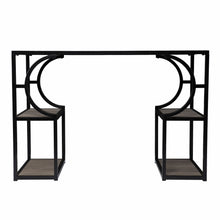 Load image into Gallery viewer, Writing Desk With Storage - Black / Gray
